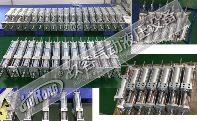 50臺3噸預(yù)壓行程可調(diào)氣液增壓缸產(chǎn)品圖