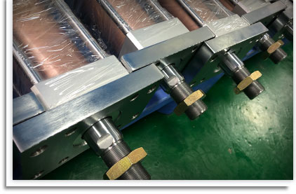 氣液增壓缸法蘭板特寫(xiě)